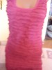 Rochita fucsia cu volanase