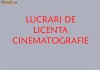Lucrare de Licenta Cinematografie
