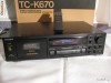 DECK SONY TC-K670,3 MOTOARE,3 CAPETE,DUBLU CAPESTAN,BIAS,SENZOR REMOTE,