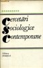 Anticariat Ion Andrei - Cercetari sociologice contemporane - Autor : Miron Constantinescu - 92145