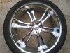 JANTE 24  INCUBUS NEMESIS FULL CHROME  CU ANVELOPE 305/35/R24 APROAPE NOI !