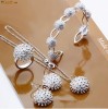 Set Argint Lantisor, cercei, bratara Fashion Spike