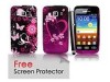 HUSA Silicon  Fluturi si Flori  - 75 LEI - Samsung Galaxy S5690 XCOVER