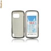 Silicone Case Nokia 5800 transparent black (TPU)