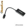 ADAPTOR CABLU AUDIO VIDEO I9100 Galaxy S 2 I997 Infuse Google Galaxy Nexus I9250 Google Nexus 3 Galaxy X Note N7000 I9300 Galaxy S3 TV OUT HDMI-MICRO