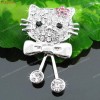 Vand brosa Hello Kity cu cristale swarovski