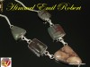Colier din argint cu Jasper verde si maro  L=48cm  23.4gr. No.3157