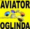 AVIATOR Ochelari De Soare Unisex Oglinda Albastru Auriu Violet TOP GUN MIRROR gen ray ban police 3025 avem wayfarer clubmaster replica nu originali