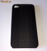 husa iPhone 4 /4s alba sau neagra cu locas de sim transparenta si perforata