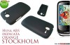 HUSA NEAGRA ABS HARD CASE ORANGE STOCKHOLM- TRANSPORT GRATUIT