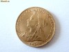 Moneda Aur 22K 1898 Regina Victoria