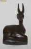 Antilopa KUDU sculptata in lemn