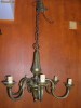 Superb candelabru vechi din bronz
