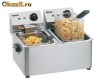 Friteuse dubla 2x4L, electrica; ideala pt. fast food