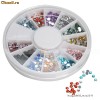 Carusel cu strasuri colorate Nr 1, decoratii, decoratiuni strasuri 2mm, 1800 buc , 3d, pentru unghii false sau naturale, nail art