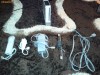 consola wii+1 telecomanda wii+ 1 nunchuk wii+ 3 jocuri