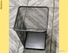 COS BIROU HARTII METALIC PLASA ARGINTIU DIN FIER