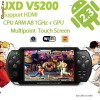 tableta pc JXD V5200 in forma de Consola PSP! ecran 5inch, android 2.3, procesor Cortex A8 1GHz, memorie 4GB/256mb