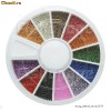 Carusel cu margelute, bilute colorate Nr 15, decoratii, decoratiuni 1800 buc ,nail art 3D, pentru unghii false sau naturale