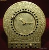 VECHI CALENDAR CU CEAS DIN BRONZ - GERMANIA