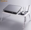 Masa pliabila LAPTOP E-TABLE cu cooler, mouse pad si suport pahar ;