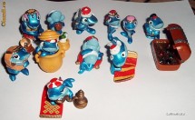 SURPRIZE KINDER - SQUALIBABA  DELFINI   - SERIE COMPLETA foto