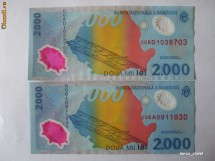 BACNOTE, ROMANESTI, 2000 LEI ,ECLIPSA(viorel) foto