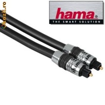 Cablu optic ProClass conectori auriti, 0,75 m hama Germany foto