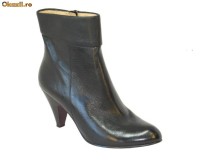 Cizmulite scurte piele , negre ,(407-3363) BUFFALO REDUCERE EXCEPTIONALA DE PRET foto