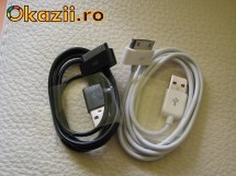 CABLU DE DATE USB PT. IPHONE IPOD -ORIGINAL (ALB SAU NEGRU) foto