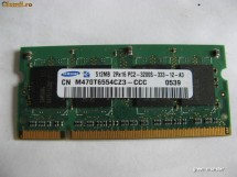 Memorie SODIMM 512 GB PC 4300 DDR2 533 MHZ Laptop Samsung foto