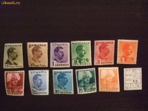 Romania LP 112, Carol II uzuale Posta, Cal II , MNH/** foto