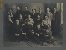 Familie de preoti si militari , Foto Iasi , antebelica foto