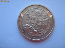 PLACHETA COMEMORATIVA DE CRACIUN 2001 -  RARA