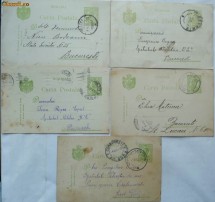 15 carti postale circulate in perioada 1913 - 1952 foto