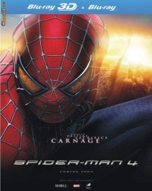 Spiderman 4, 3D, blu ray
