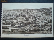 8. Carte postala veche Israel -  Nazareth Vedere Generala
