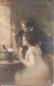 T FOTO 45 Romantica -Indragostiti -La Multi Ani! -scrisa 1911, circulata 1912, adresata lui Fane Stoinescu, str. Macelarilor, Precupetii Vechi(Buc.) foto