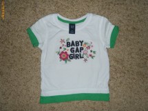 TRICOU GAP FETITE BRODERIE SUPERB NOU 1-4 ANI MAI MULTE CULORI foto