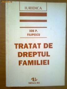 TRATAT DE DREPTUL FAMILIEI - ION P. FILIPESCU foto