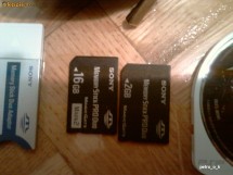 Card Sony Pro Duo 16 Gb PSP 11 jocuri / Vand / Okazie foto