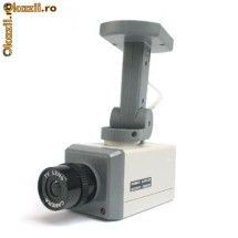 Camera de supraveghere falsa cu led,senzor de miscare si motoras