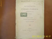Activitatea Camerei de Comert Ploiesti1864-1905 foto