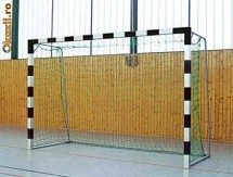 Plasa pentru poarta de handbal. Culoare alba. foto