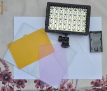 Lampa video foto cu 160 led leduri pt camere Sony Panasonic Canon foto