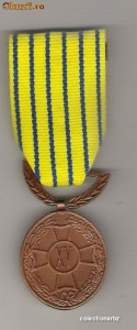 Romania-decoratie-rasplata serviciului militar -xv-ani foto