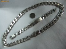 SS.Mega SET ARGINT  lant  + bratara 227 grame ! 1/4 kilogram ! Schimb/vand !