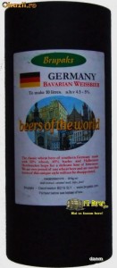 Brupaks Bavarian Wheat Beer - kit pentru bere nefiltrata- pentru 10 litri! foto