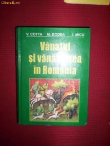 Vanatul si vanatoarea in Romania-Cotta/Bodea/Micu