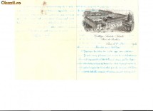 203 Document vechi -14mai1920, scrisoare cu antet deosebit- College Sainte-Barbe, Place du Pantheon,Paris- Moncher ami Costica- prof.din Galati(Galatz foto